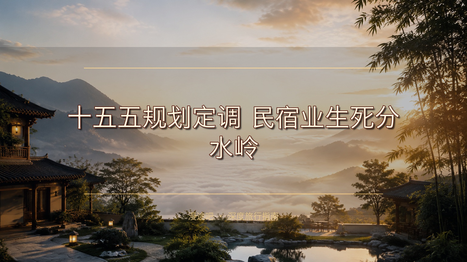 &amp;amp;amp;amp;amp;amp;amp;amp;amp;quot;十五五&amp;amp;amp;amp;amp;amp;amp;amp;amp;quot;规划定调！民宿业生死分水岭，&amp;amp;amp;amp;amp;amp;amp;amp;amp;quot;正规军&amp;amp;amp;amp;amp;amp;amp;amp;amp;quot;时代全面开启！​