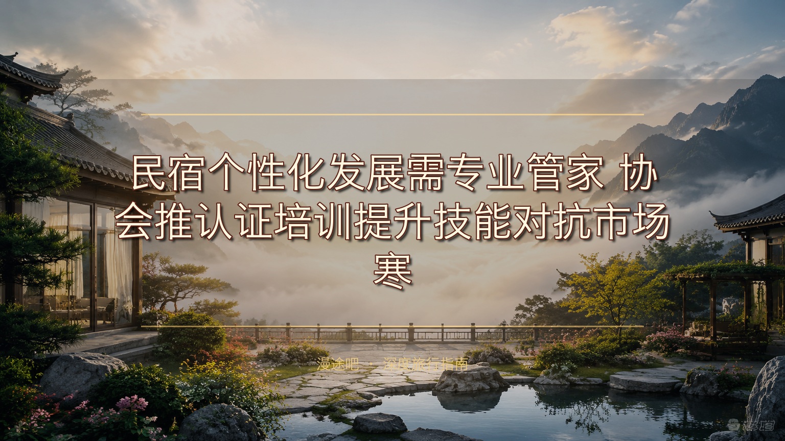 民宿个性化发展需专业管家，协会推认证培训提升技能对抗市场寒冬​