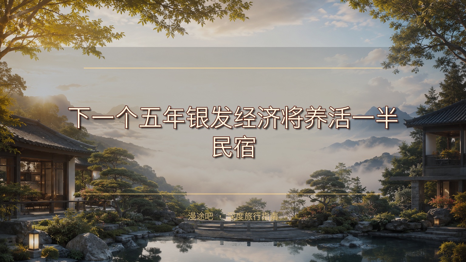 下一个五年银发经济将养活一半民宿，适老化改造与服务升级成关键​