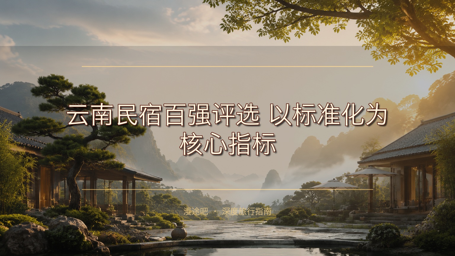 云南民宿百强评选：以标准化为核心指标，筑牢安全底线，守护金字招牌​