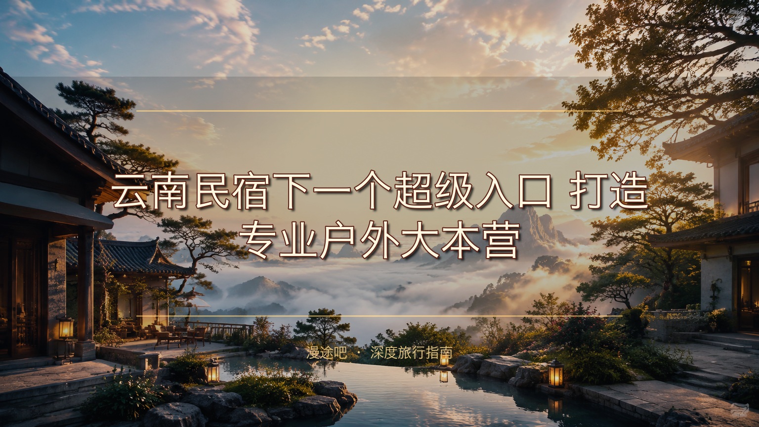 云南民宿下一个超级入口：打造专业户外大本营，接住户外客群泼天富贵​
