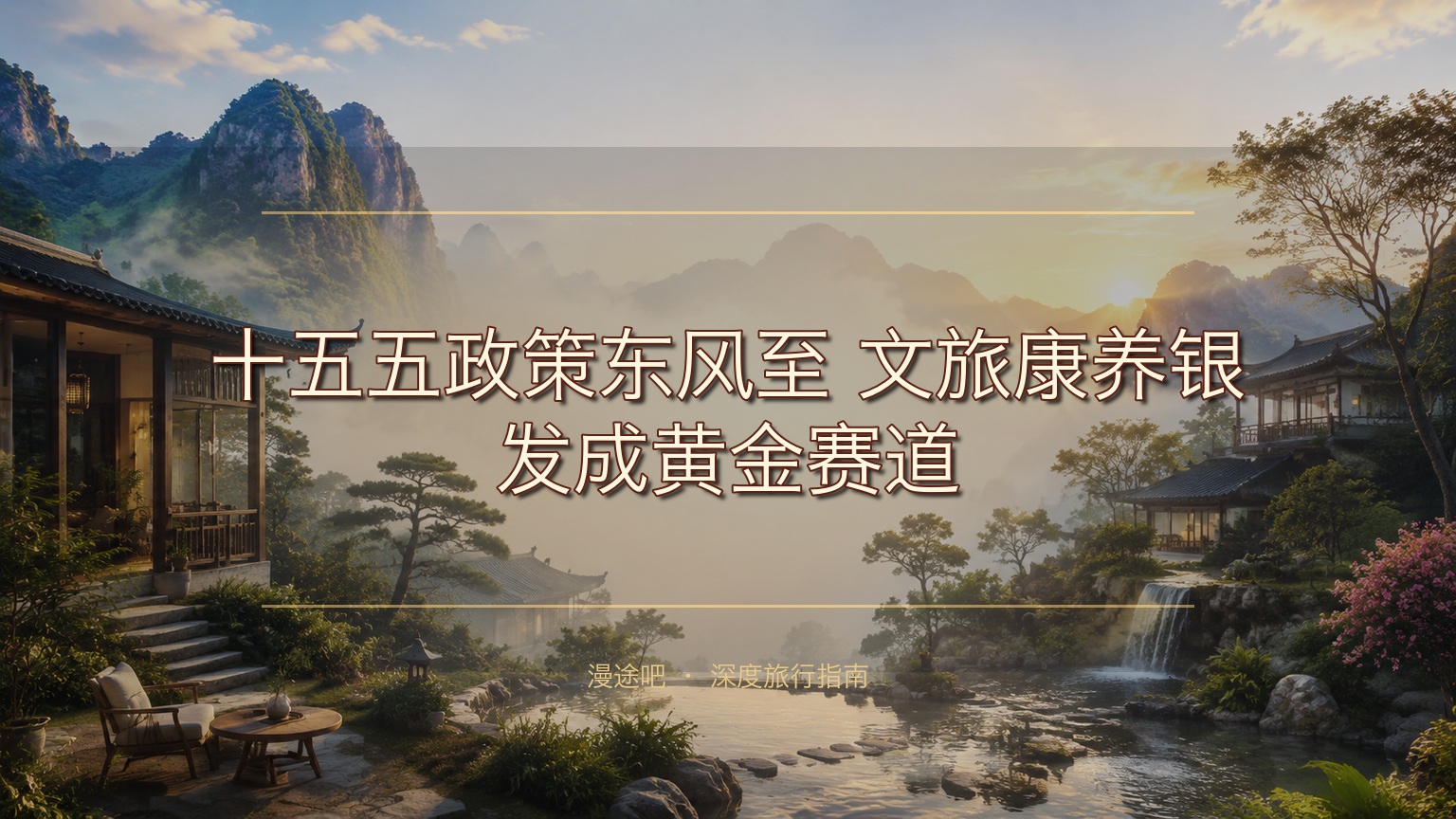 十五五政策东风至，文旅康养银发成黄金赛道，云南民宿凭王牌领航万亿蓝海​